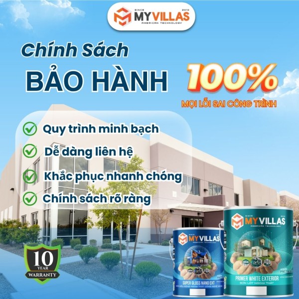 QUY TRÌNH BẢO HÀNH - DỄ SỬ DỤNG CỦA SƠN MY VILLAS